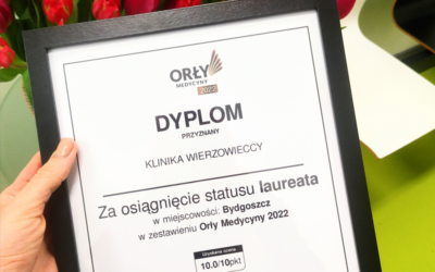 Klinika Wierzowieccy laureatem konkursu Orły Medycyny 2022